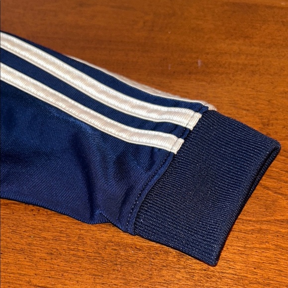 Baby Adidas Blue and White Sweatshirt with Classic Stripes - Picture 8 of 8